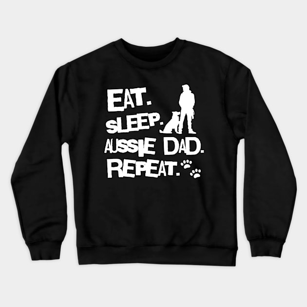 Aussie Dad Crewneck Sweatshirt by DLXDesignz